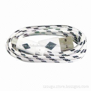 2014 great nylon data cable for Samsung